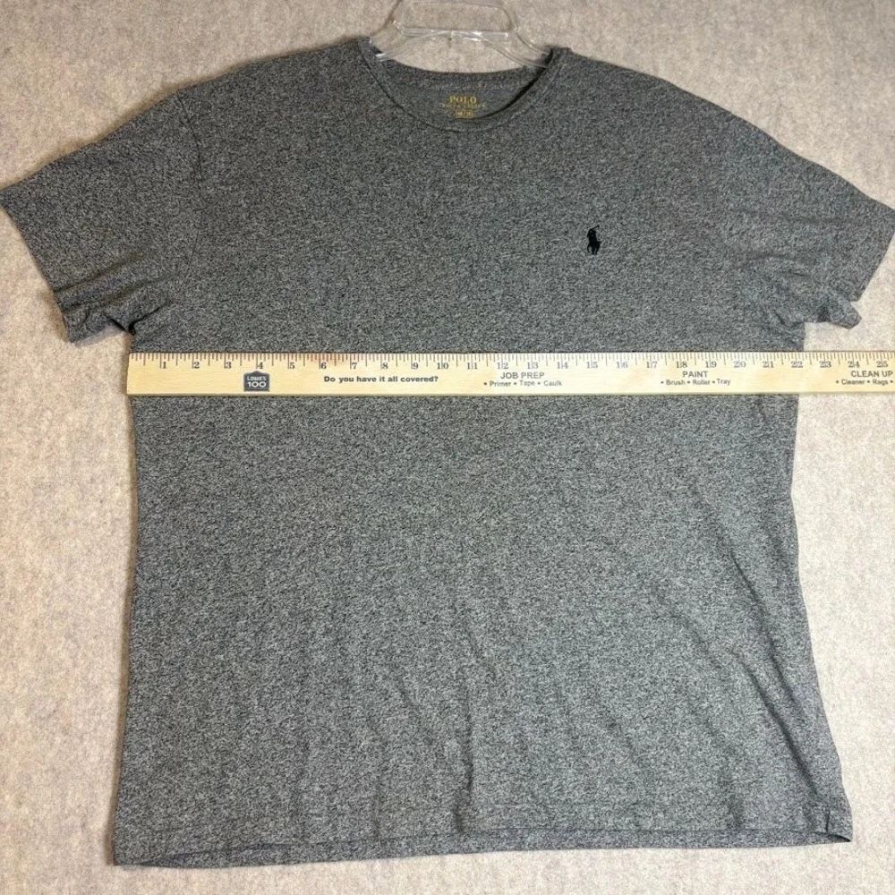 Polo Ralph Lauren T-Shirt Mens M Gray Cotton Classic Short Sleeve Pony Logo Tee